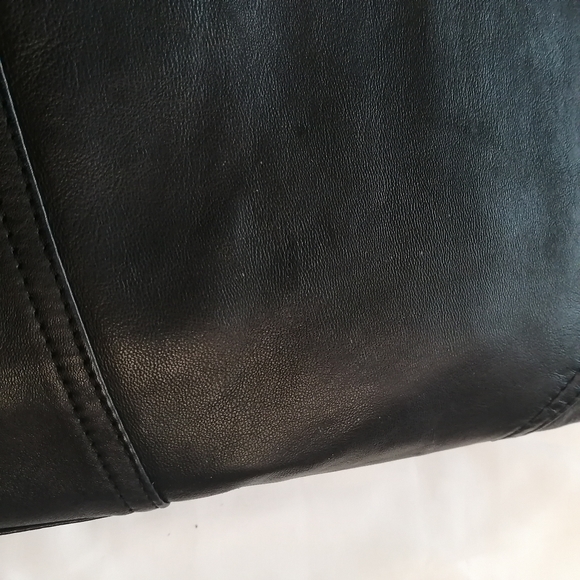 Vintage Bagatelle 100% Leather Mini Pencil Skirt Size 10 - Picture 11 of 15